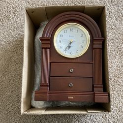 Bulova Mantle clock w/drawers