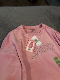 Juicy Couture Pink Velour Top with Tags