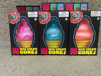 Needoh Nice Cream Cone set of 3
