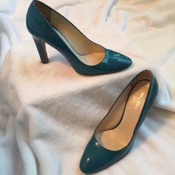MIU MIU Teal heel Size 7