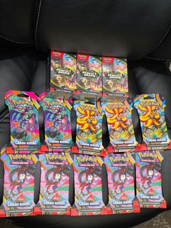 Pokemon Card Lot 3 Perfect Order Booster Bundle Box! 10 Chaos Rising Sleeved Play Booster Packs New Factory Sealed!