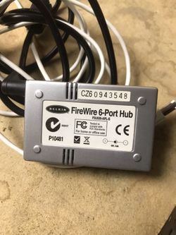 Fire wire 6 port hub