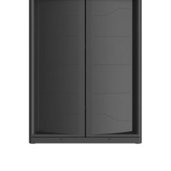 Hyper Tough 2 Shelf Plastic Garage Storage Cabinet 18.5D x 25.47W x 35.43"H