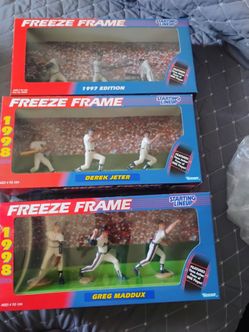 3 Starting lineup freeze Frank Thomas Greg maddux Derek Jeter