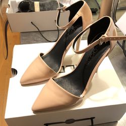 ALDO pink nude heels size 7