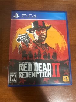 Red dead redemption 2 PS4 game