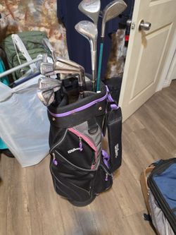 WOMEN'S COMPLETE GOLF SET WITH BAG