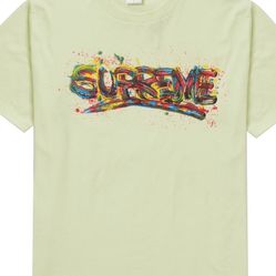 Supreme “Paint Logo” tee (SS20) Large
