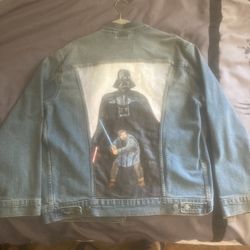 Custom Hand Painted Denim Jacket 