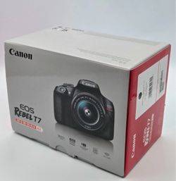 Canon EOS Rebel T7  24.1 MP Digital SLR Camera w/ 18-55mm IS II Lens Kit - NEW!