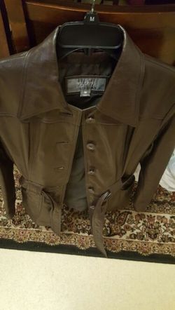 Wilson leather coat size M