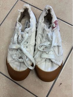 Steve Madden P-Jolt patchwork destructed sneakers