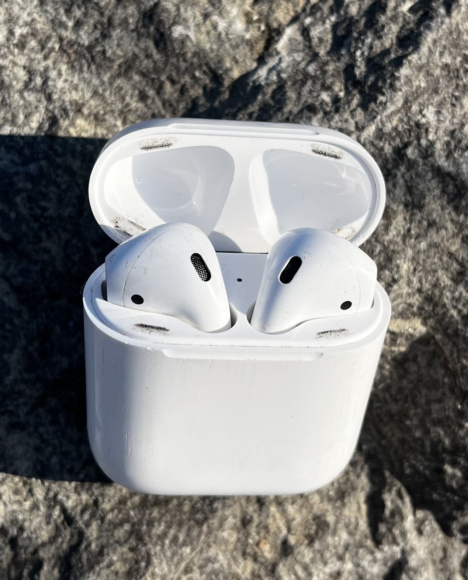 Apple AirPods Second Generation Model A2031 Includes Charging Case And Earbuds Only