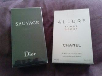 Savage by Dior & Allure Homme Sport Chanel Cologne for Sale in Hampton, VA  - OfferUp