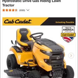 Cud cadet XT1 Enduro LT 46 in. 22 HP V-Twin Kohler 7000 Series Engine Hydrostatic Drive Gas Riding Lawn Tractor
