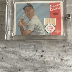 2003   Al Kaline.  Used Bat. Card  Game Bat 