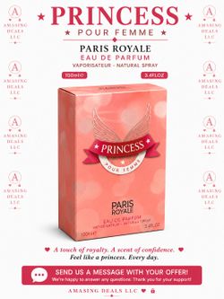 PRINCESS POUR FEMME by PARIS ROYALE – Eau de Parfum (3.4 FL OZ / 100mL)