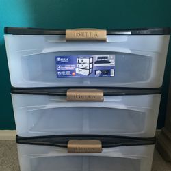 3 Plastic Drawer