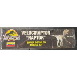 Lindberg Jurassic Park Velociraptor Super Detailed Model Kit 15”Inches Long 6”Inches Long 