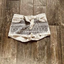 XS High Rise Tribal Print Shorts