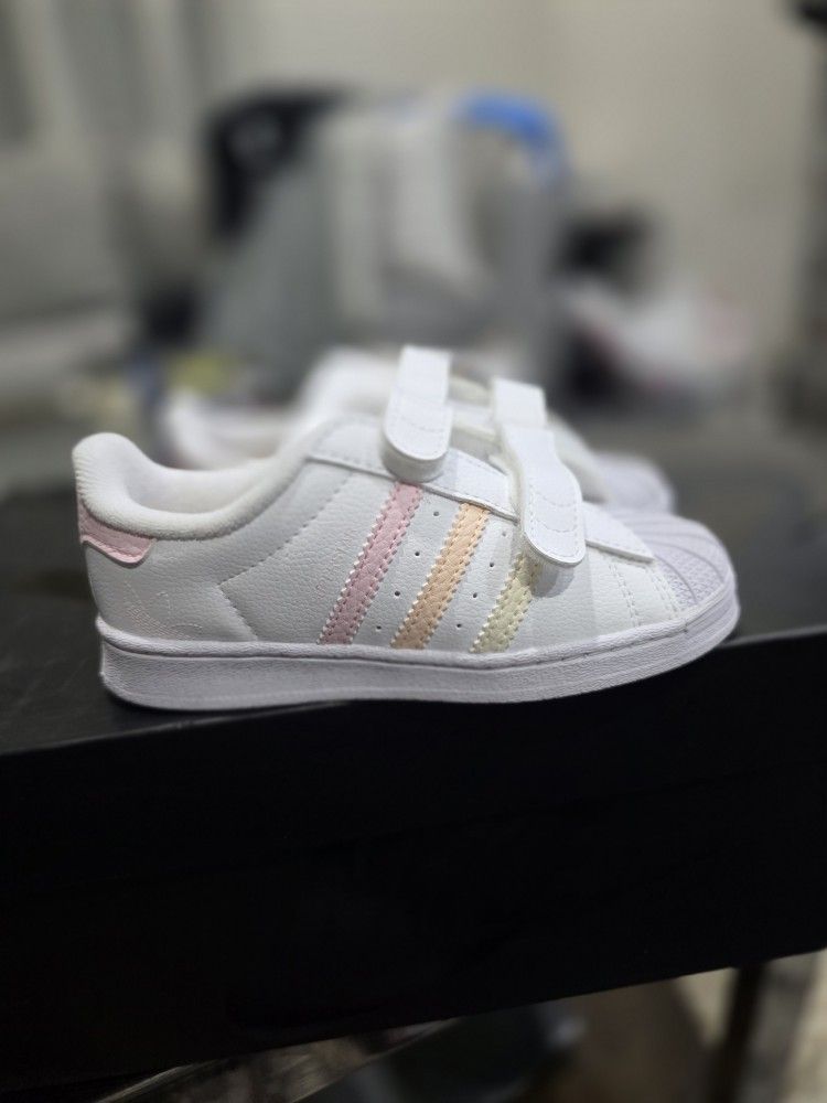 Adidas Superstar Shelltoes CF I Kids NWT