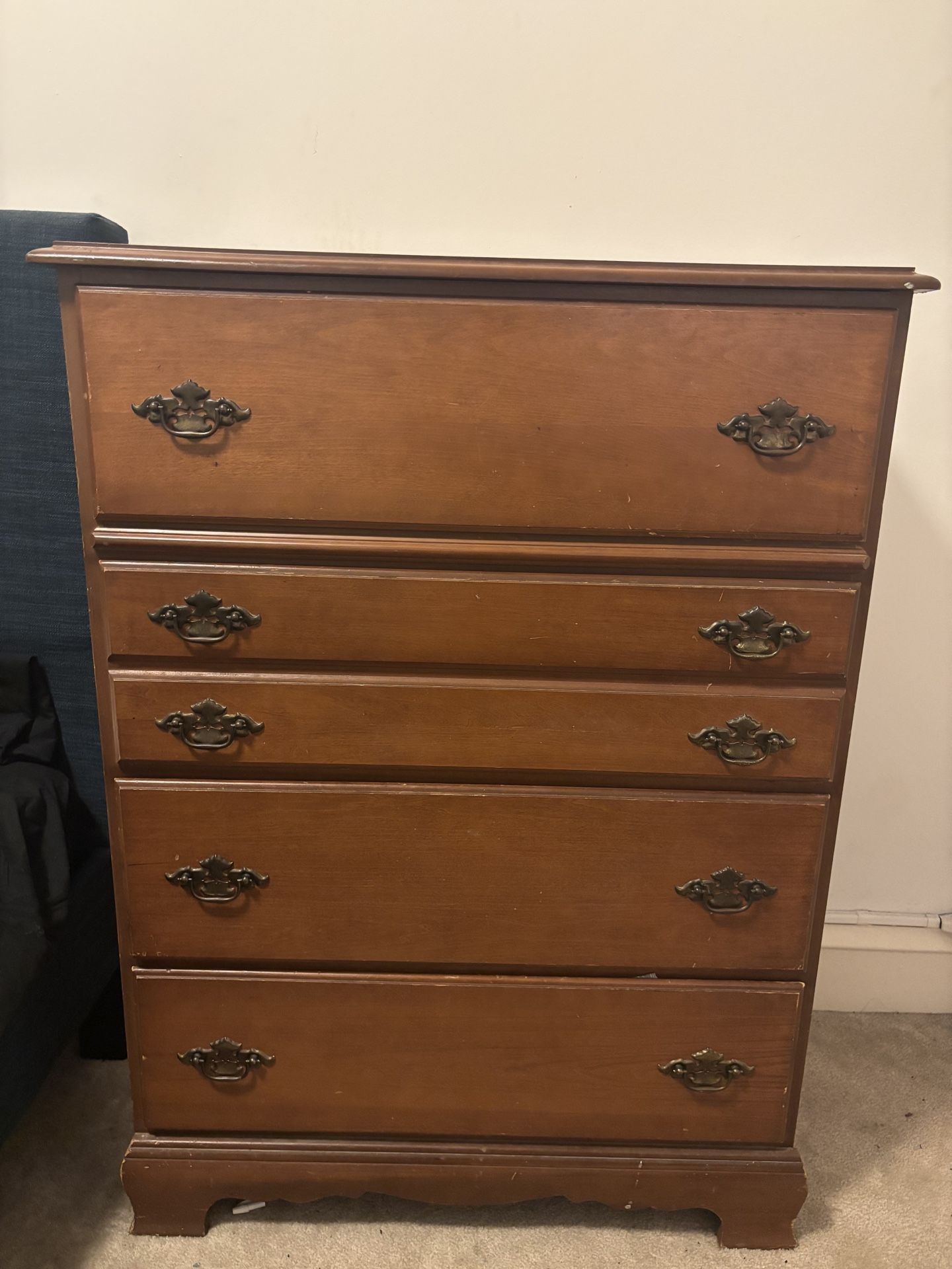 Solid Wood 4-Drawer Dresser – 100cm x 80cm
