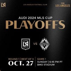 LAFC PLAYOFFS Supporter Section Tickets 