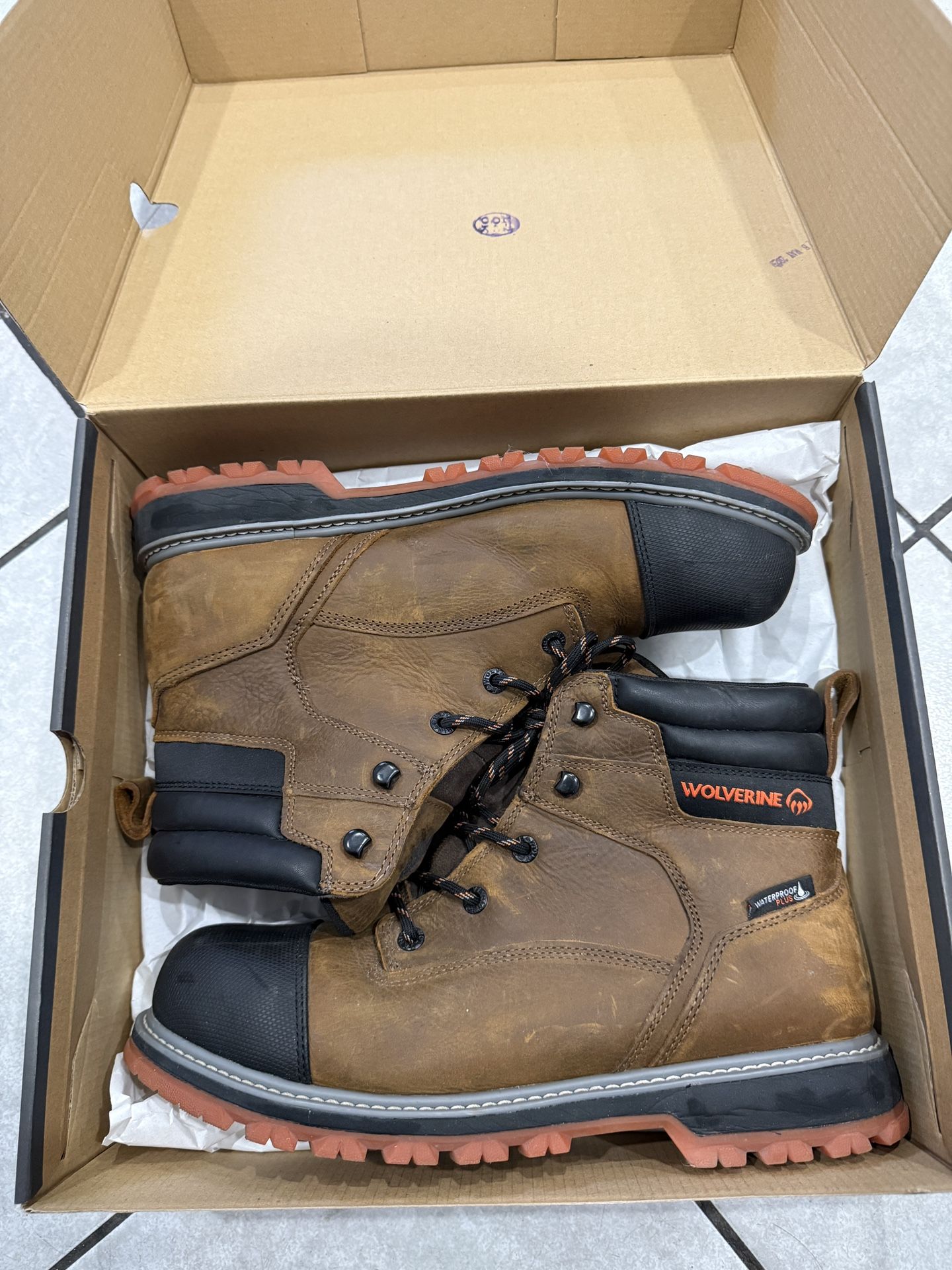 Wolverine Steel Toe Work Boots Size 13