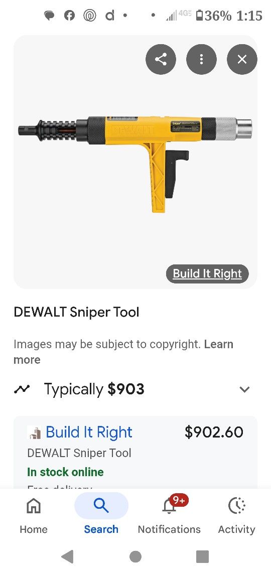 DeWalt Sniper