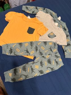 Kids Dinosaur Print Sweatsuit Set