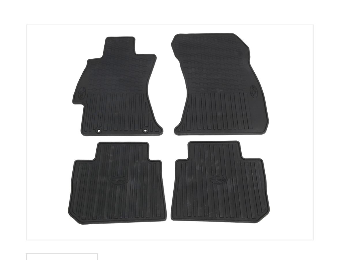 WRX All Weather Floormats & Trunk Liner