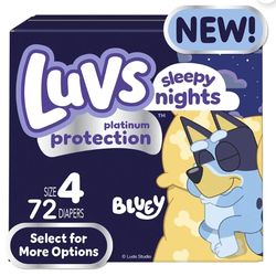 Luvs bluey size 4 diapers