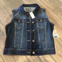 Denim Vest - Small