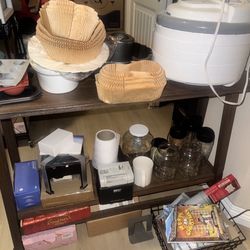 Estate Tv Stand Storage In Good Condition , Items Will Be Removed When You Come By To Look At It