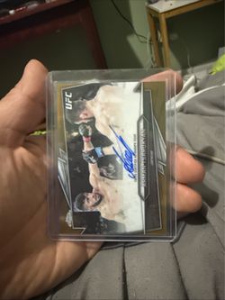UFC card.