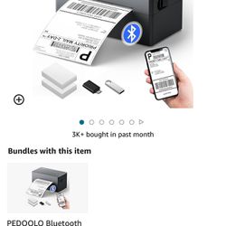 Bluetooth Shipping Label Printer