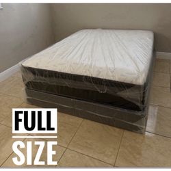 NEW Mattress Full Size With Box Spring // Offer  🚚