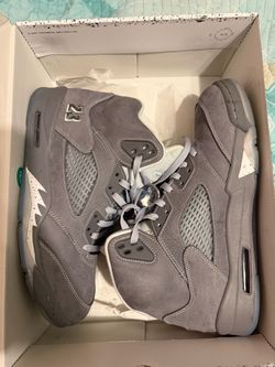 Jordan 5 wolf grey and Jordan 3 balvin