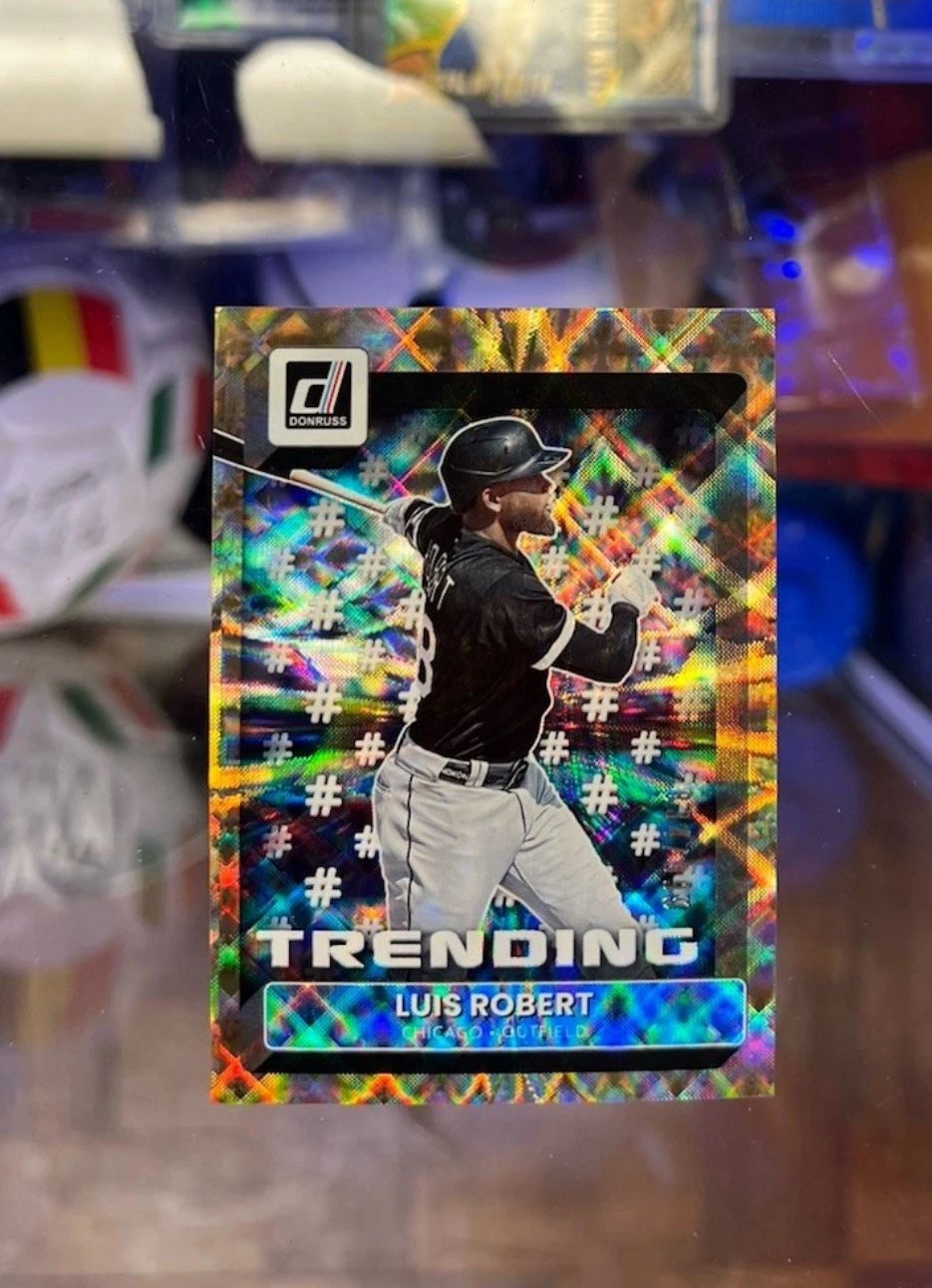 Luis Robert 2022 Donruss Trending /999 Chicago White Sox