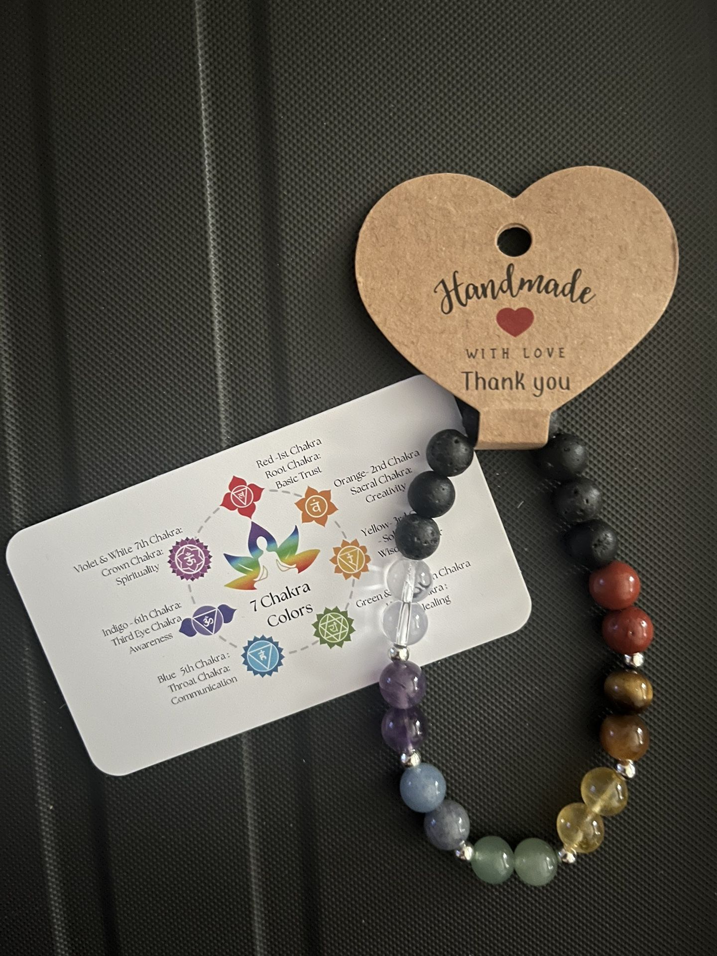 7 Bead Chakras Bracelets - 6 Pictures- See Info