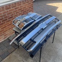 Chevy Silverado OEM Front Grill & Light Trim
