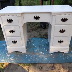 Desk Antique Newly Painted Nothing Wrong With Its Solid Wood Delivery Available