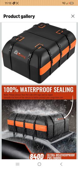Car Rooftop Cargo Carrier Bag