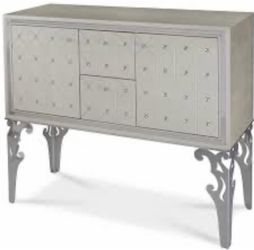 Michael Amini hollywood swank cabinet grey