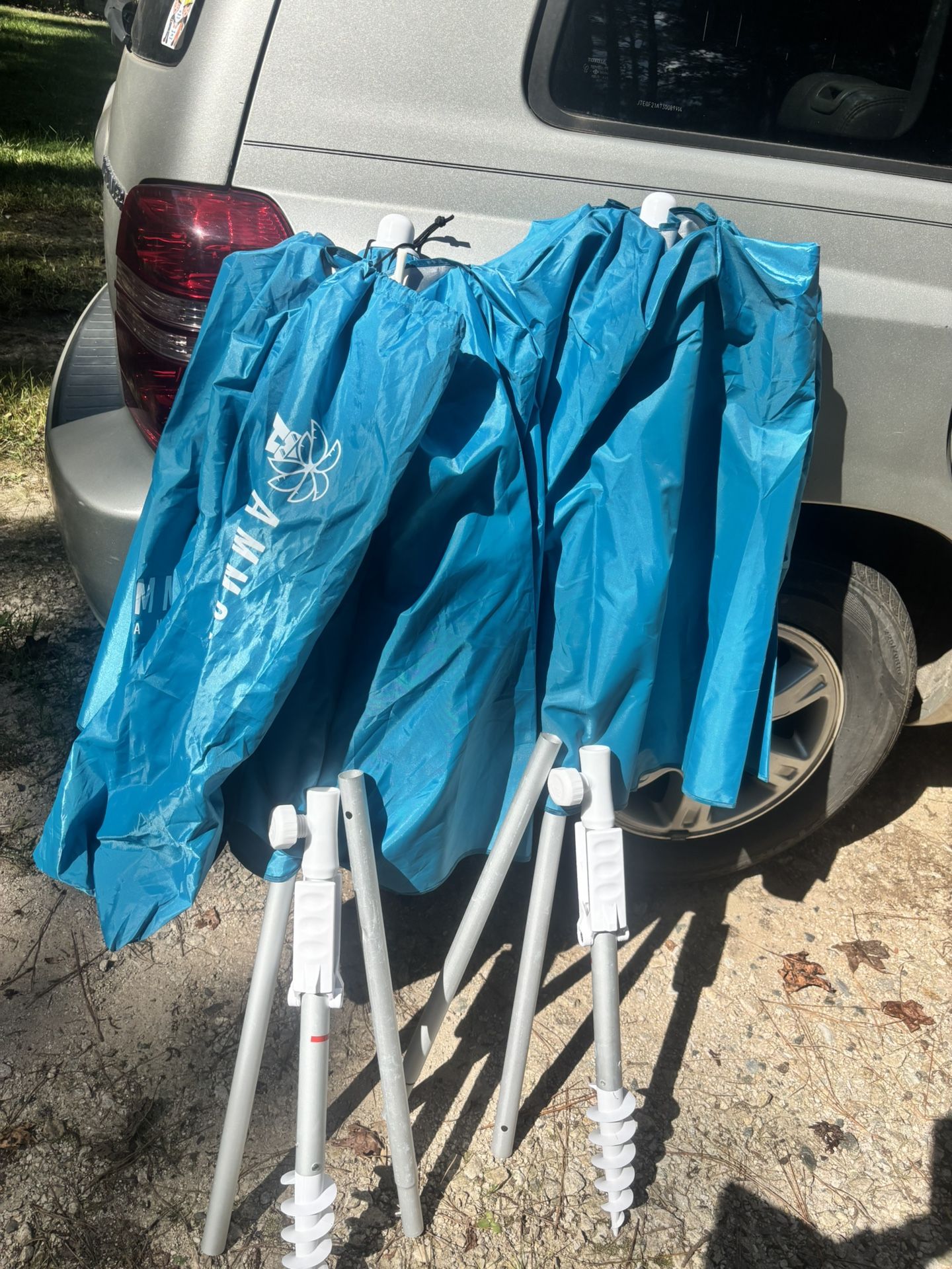 2 Beach Or Patio Umbrellas