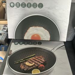 New-Wok Pan - Stainless Steel Woks & Stir-Fry Pans Nonstick - 10-Inch Wok Pan - Large Nonstick Wok - Dishwasher and Fast Heat, Cooking Woks for Induct