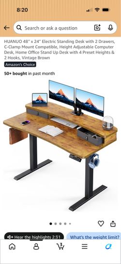 Standing desk- electric