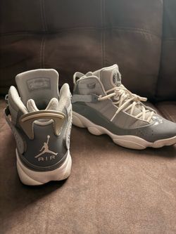 Jordan Six rings grey and white(9)