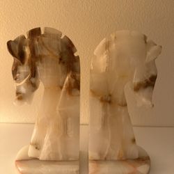 Vintage Onyx Bookends