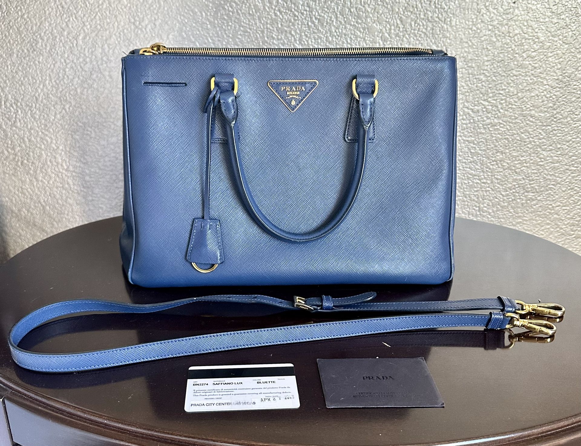 Review: Prada Saffiano Medium Double Zip Top-Handle Bag ( BN2274